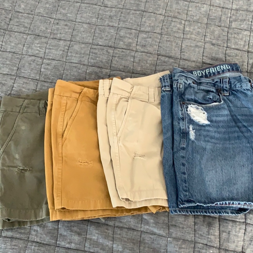 J Crew boyfriend shorts, size 14